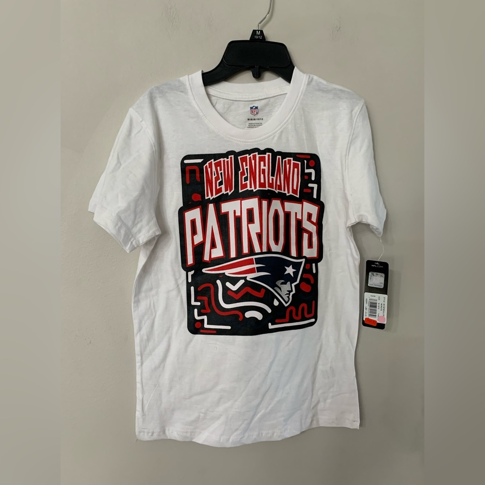 NEW KIDS PATRIOTS WHITE T-SHIRT MULTIPLE SIZES - Picture 4 of 5